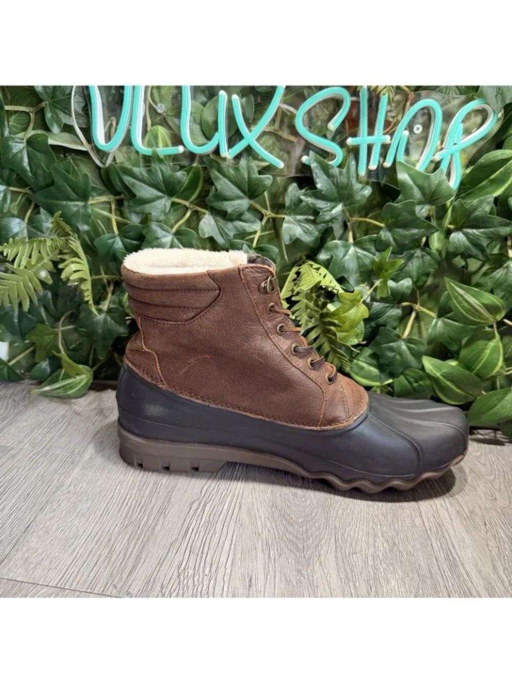 Sperry Avenue Duck Mens Size 12 M Boots STS23429 Brown Black